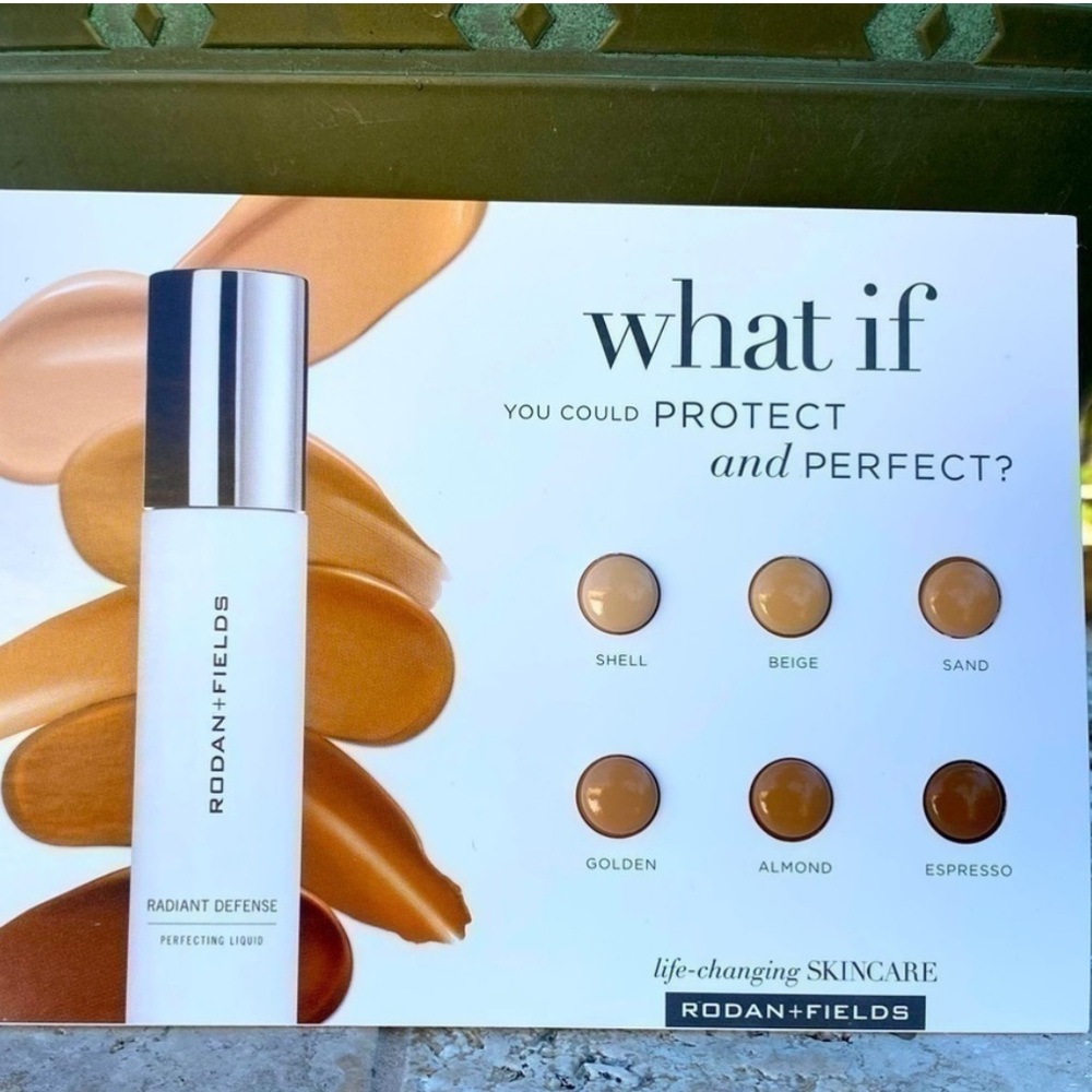 Rodan + Fields Radiant Defense Perfecting Liquid SPF 30.(10cards)